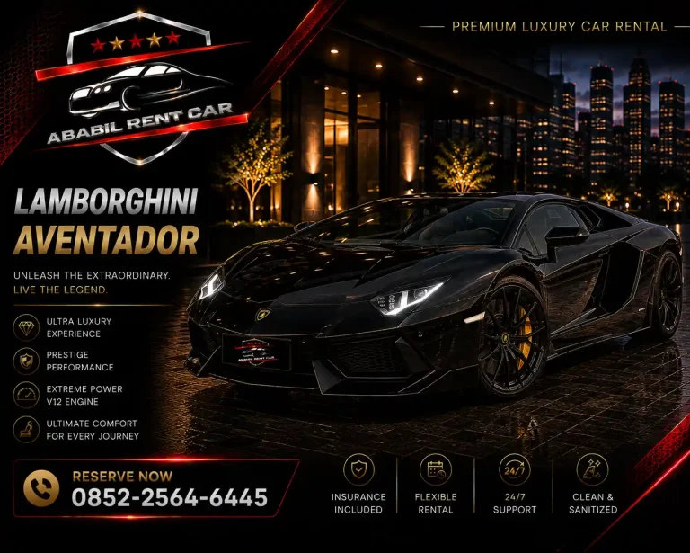 Sewa Lamborghini Aventador Jakarta