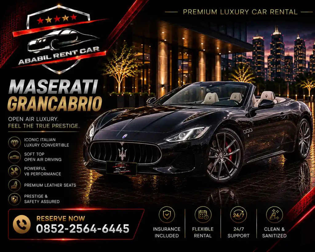 Sewa Maserati GranCabrio Jakarta