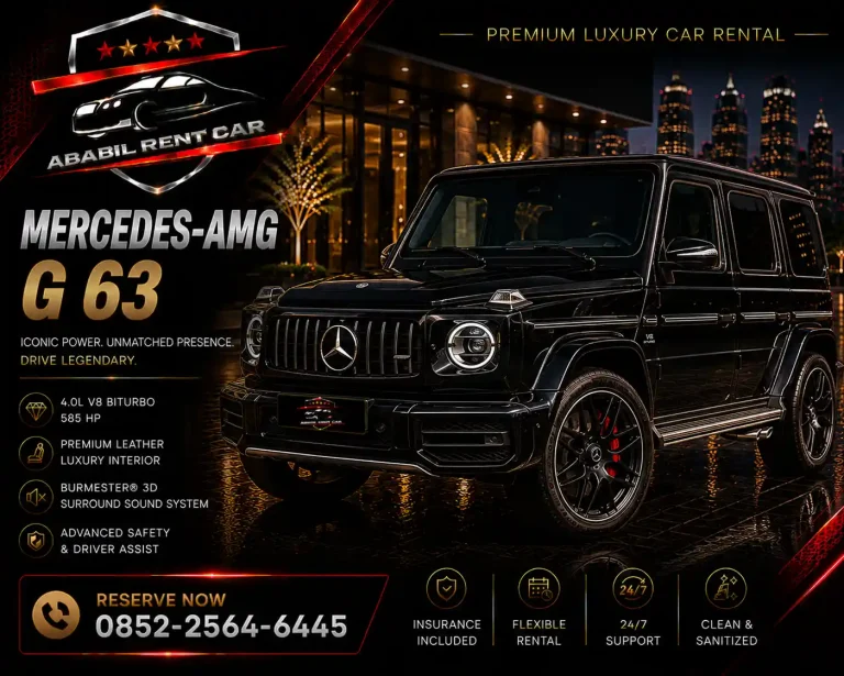 Sewa Mercedes-AMG G 63 Jakarta