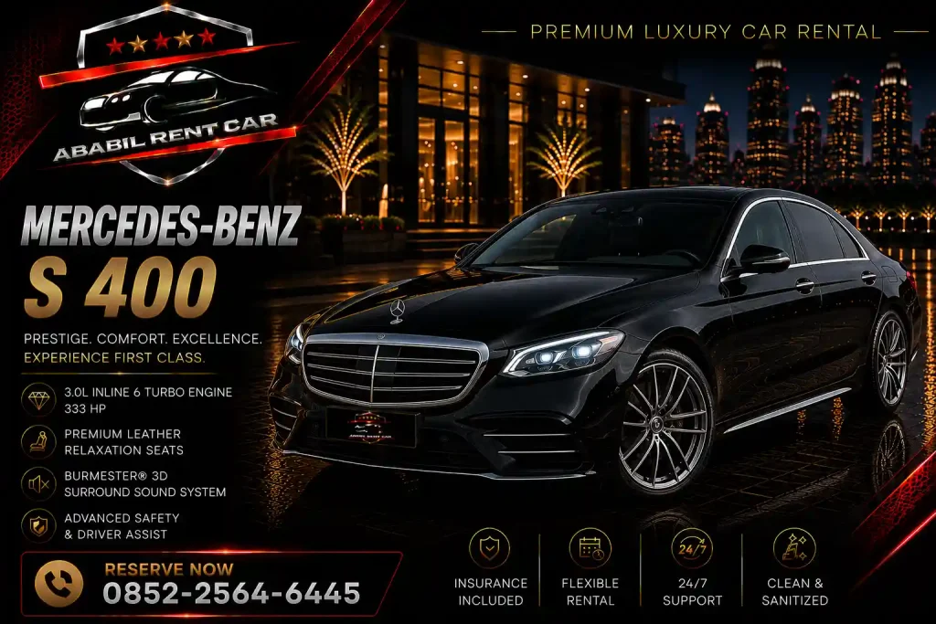 Sewa Mercedes-Benz S 400 Jakarta
