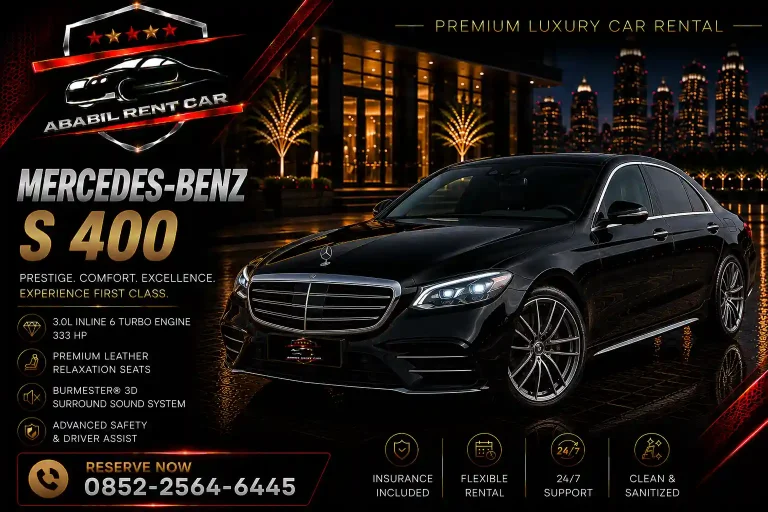 Sewa Mercedes-Benz S 400 Jakarta