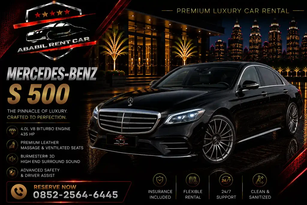 Sewa Mercedes-Benz S 500 Jakarta