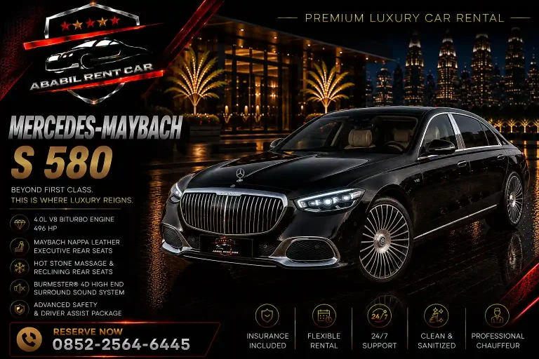 Sewa Mercedes-Maybach S 580 Jakarta