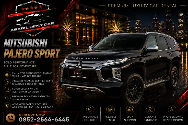 Sewa Mitsubishi Pajero Sport Jakarta