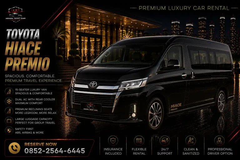 Sewa Toyota HiAce Premio Jakarta