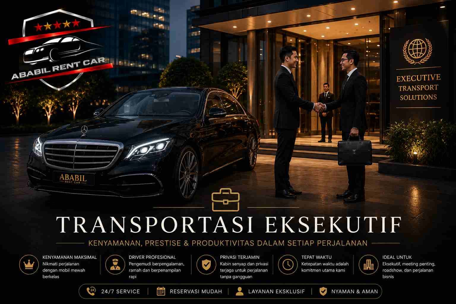 sewa mobil mewah untuk executive transport